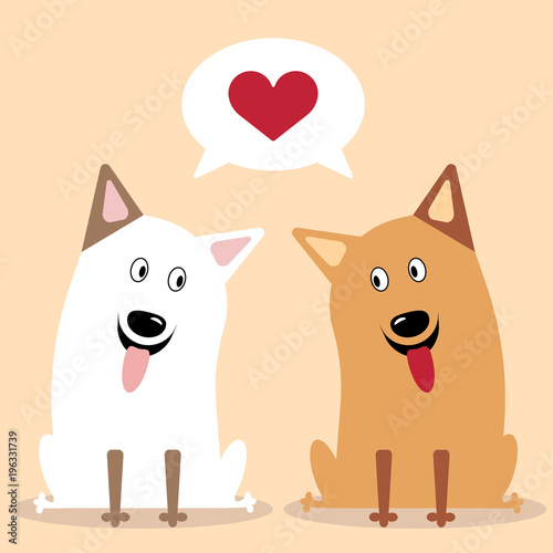cartoon dog twosome