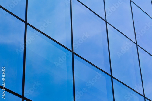 Blue Glass Wall