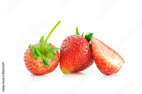 Strawberry isolated on white background