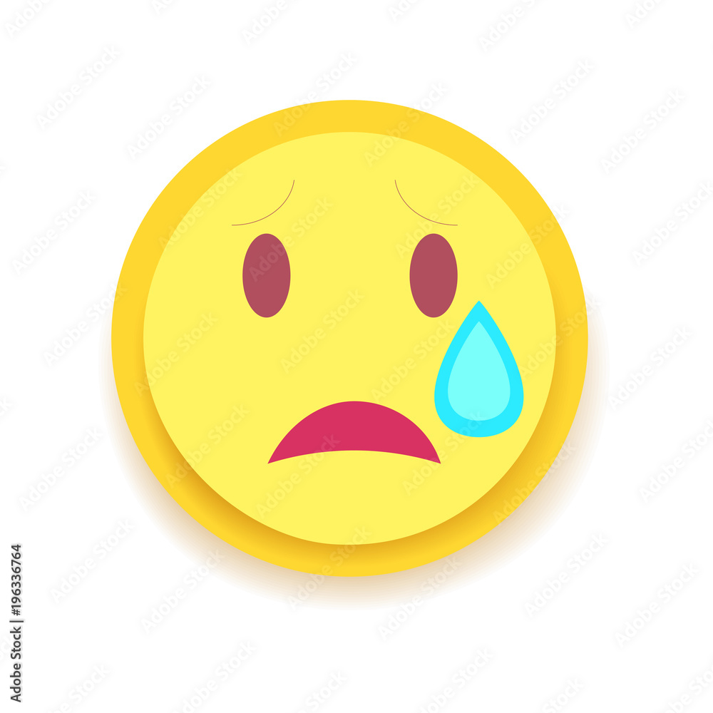 Fototapeta premium Emodji Icon. Emoticon for chat, messages,web. Isolated vector illustration 