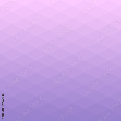 Abstract polygonal background of rhombus. Geometry illustration with gradient colors.