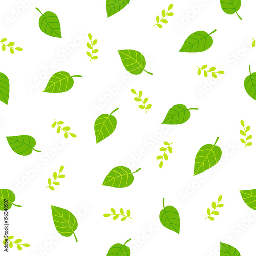 Green leaf pattern