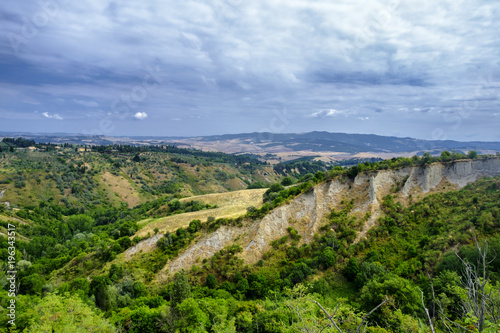 Summer landscape near Volterra, Tuscany