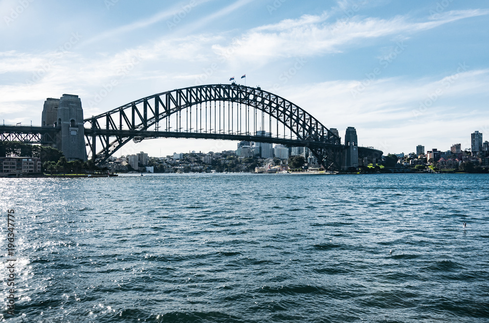 Sydney bay and Bridge