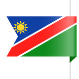 Namibia Flag Vector Bookmark Icon