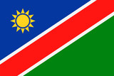 Namibia Flag Vector Flat Icon