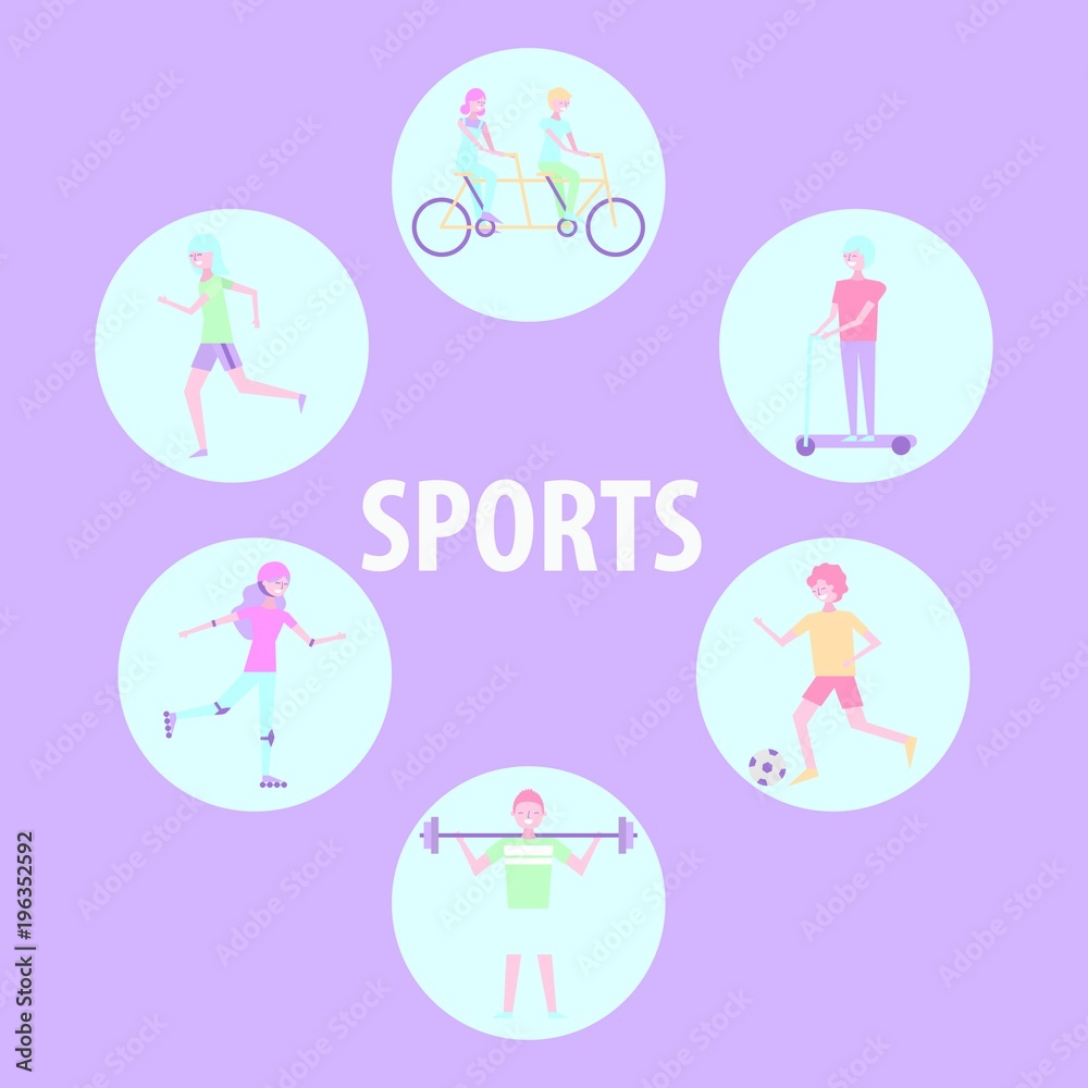 people sport activity athlete sport vector illustration people sport activity athlete sport vector illustration