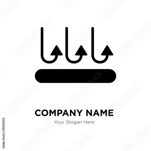 breathable company logo design template, Business corporate vector icon