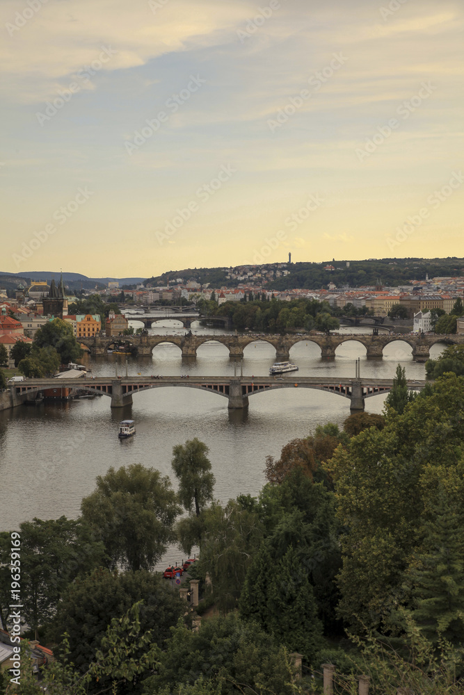 The bridges of Prague