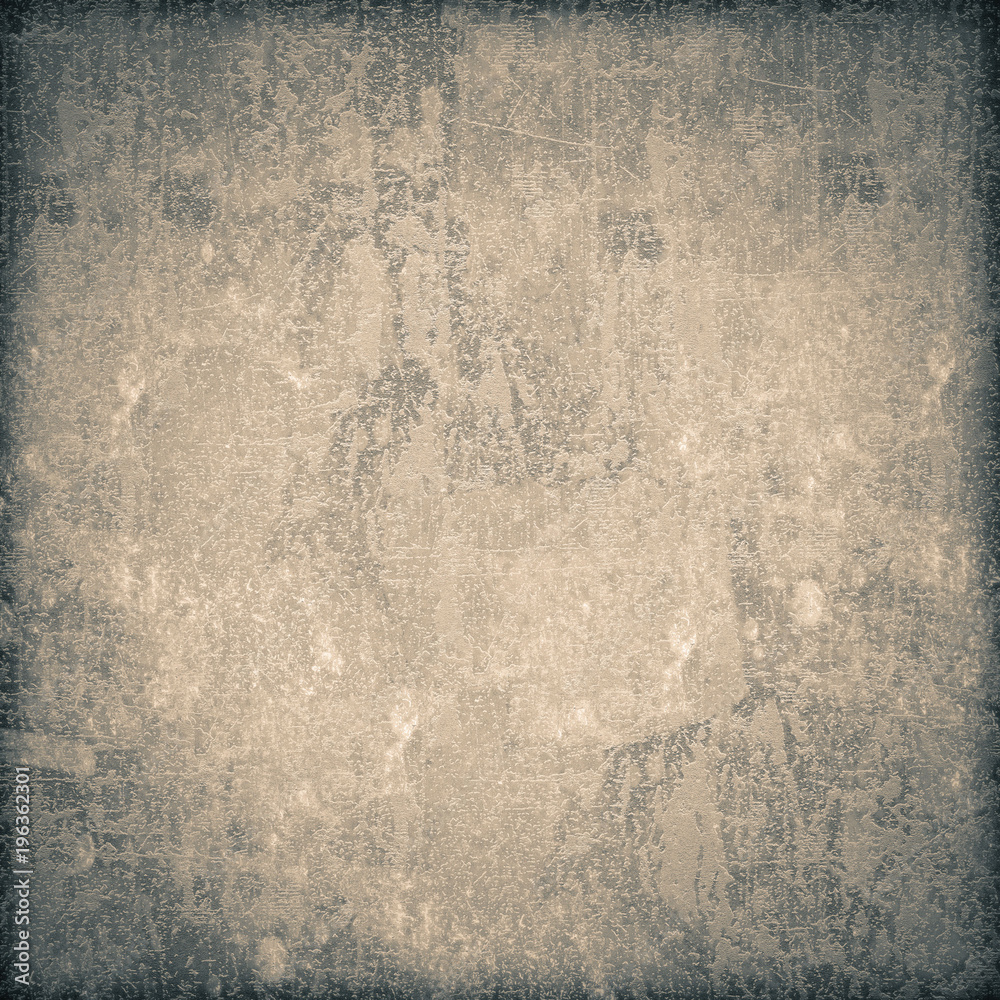 Vintage brown grunge background. The texture of the old surface. Abstract pattern of cracks, scuffs, dust