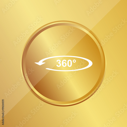 Gold Medaille - 360 Grad