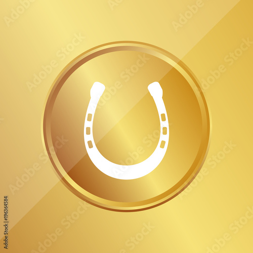 Gold Medaille - Hufeisen