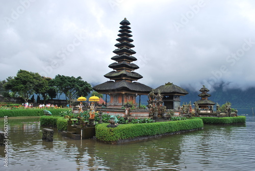 Temple on bali island indonesia