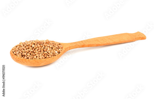 Buckwheat in spoonful