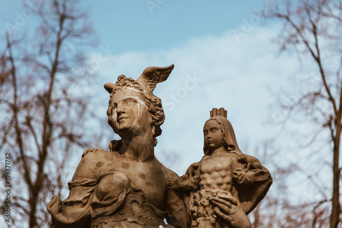 Statue in Warsaw - Poland photo