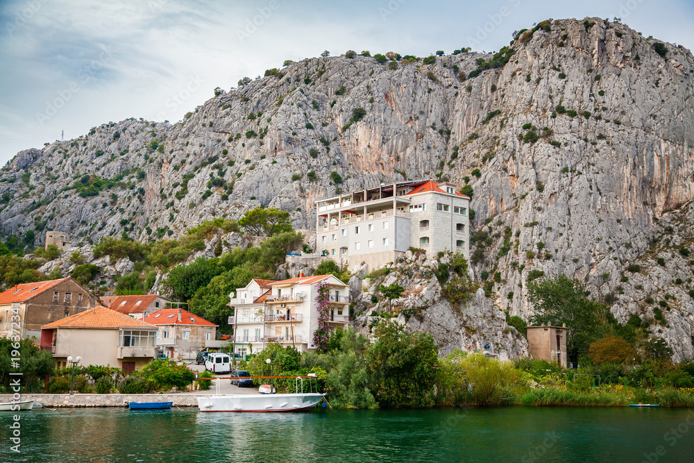 outskirts of the small town Omis outskirts of the small town Omis