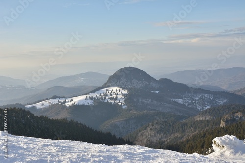 Winter in Ciucas Mountains, carpathina mountains