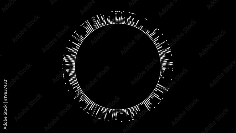 Set of 8 looped Audio graphic equalizer for video editing, Masking. alpha channel. Seamless loop Set of 8 looped Audio graphic equalizer for video editing, Masking. alpha channel. Seamless loop