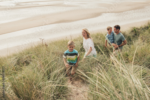 Walking Through the Sand Dunes