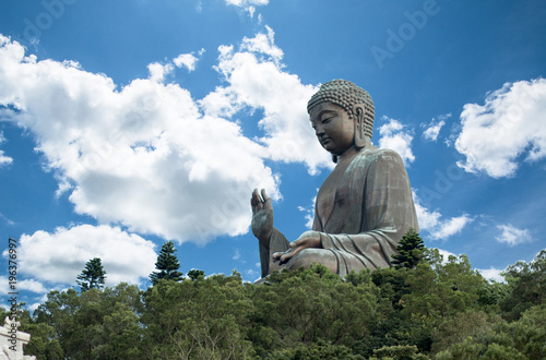 Tian Tan Buddha, Big buddha - the world's tallest outdoor seated bronze Buddha located in Nong ping Hong Kong.