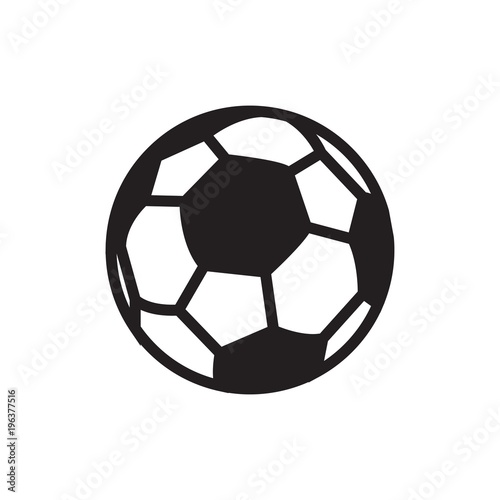 soccer ball, football ball filled vector icon. Modern simple isolated sign. Pixel perfect vector  illustration for logo, website, mobile app and other designs