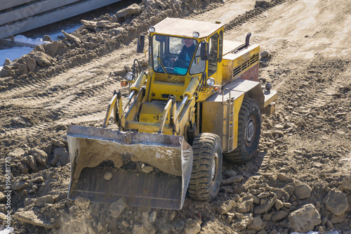 loader sand construction