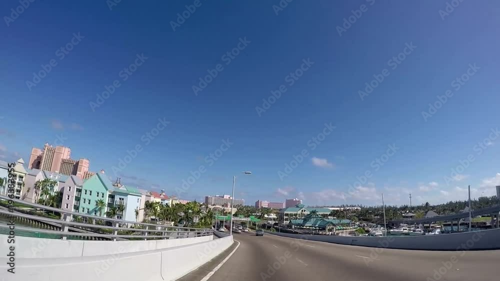 POV of downtown Bahamas that is the main financial district. Nassau is the largest city and commercial center of the Bahamas POV of downtown Bahamas that is the main financial district. Nassau is the largest city and commercial center of the Bahamas
