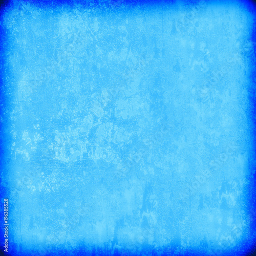 Blue grunge background. The texture of the old surface. Abstract pattern of cracks, scuffs, dust