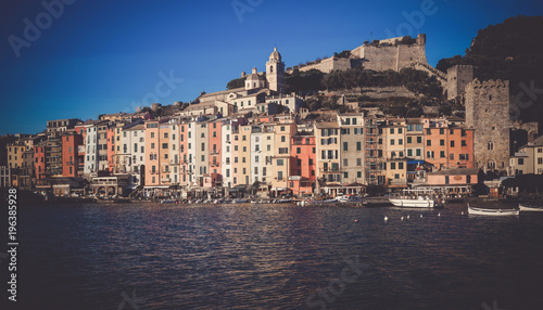 Picture of portovenere city La Spezia at sunny day