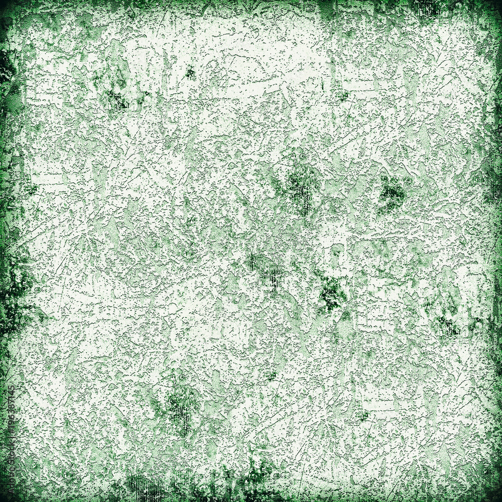 Green grunge background. The texture of the old surface. Abstract pattern of cracks, scuffs, dust Green grunge background. The texture of the old surface. Abstract pattern of cracks, scuffs, dust
