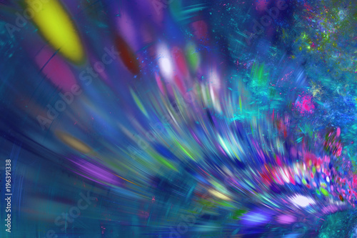 Abstract fractal background. Textured image in multi colors. For your creative design.