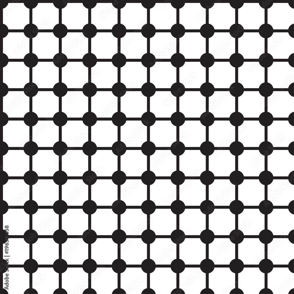 Checkered pattern with circles Checkered pattern with circles