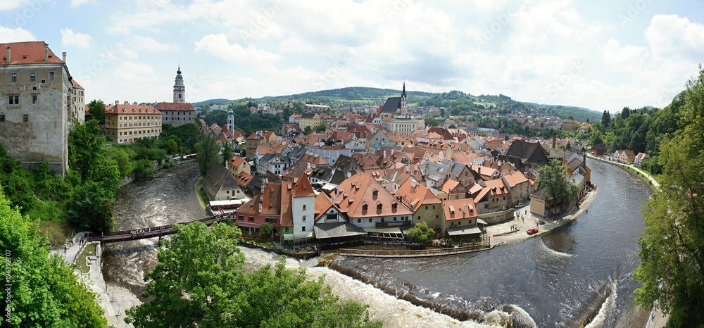 Panorama of Cesky Krumlov