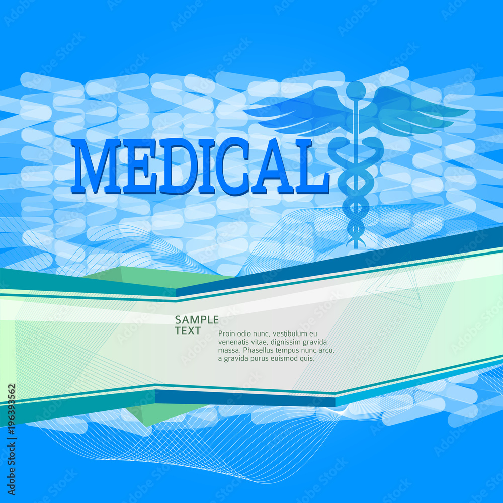 Blue medical background concept health care07