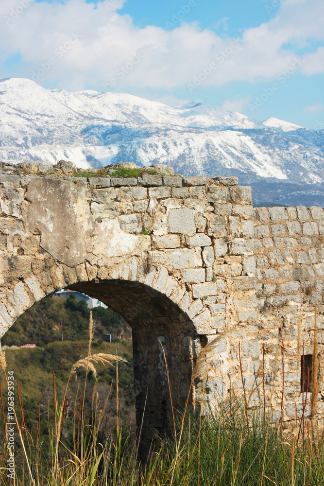 Mogren fortress winter Montenegro