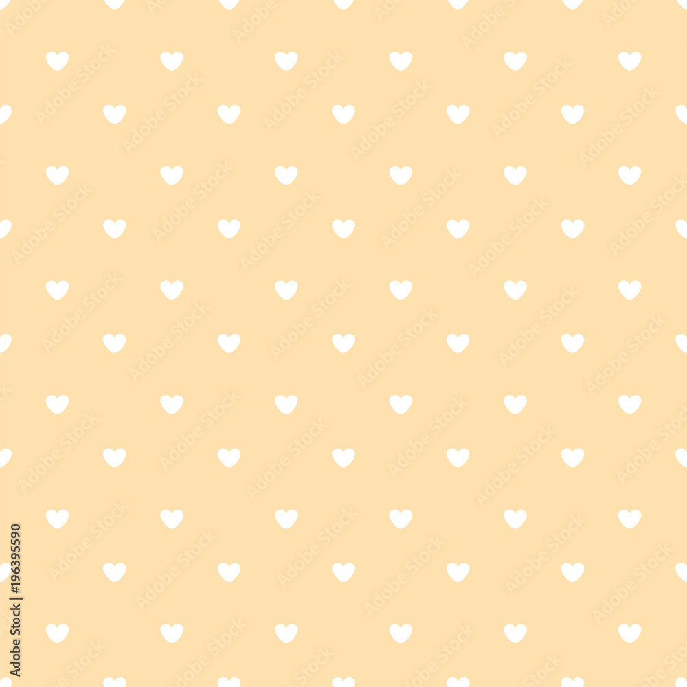 white hearts on peach colour background seamless pattern white hearts on peach colour background seamless pattern