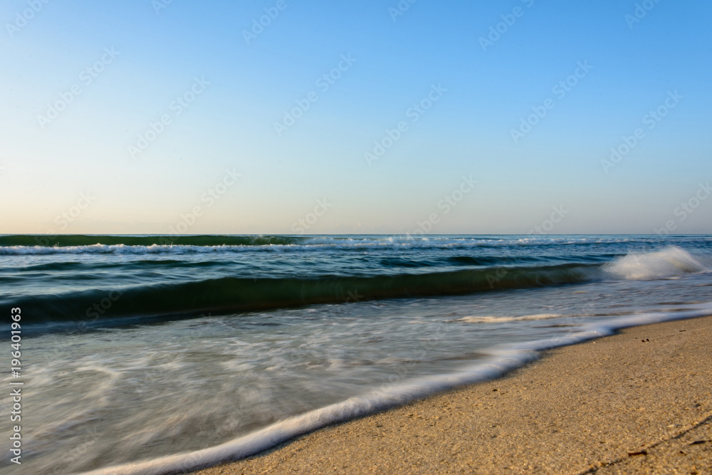 Amazing waves on the magnificent coast of the Black Sea