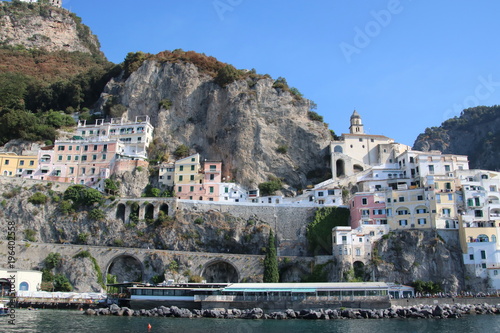 Amalfi, vue depuis la mer