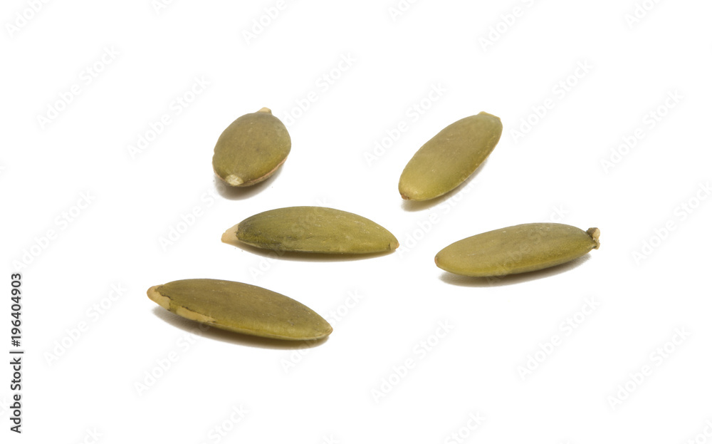 Obraz premium pumpkin seeds isolated