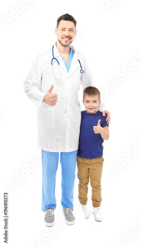 Children's doctor with litt...