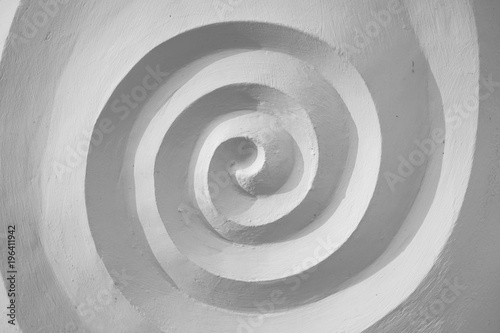 white spiral