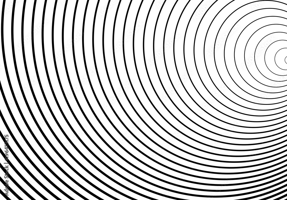 Design elements Circular many lines circle on white background06
