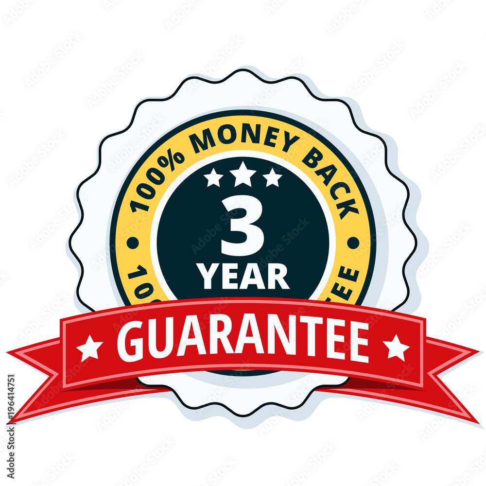 3 year money back guarantee 3 year money back guarantee