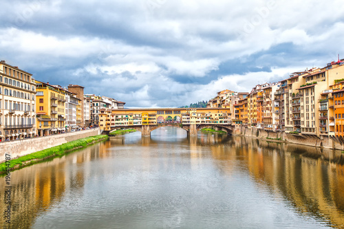 Ponte Vecchio over Arno river © Moyseeva Irina