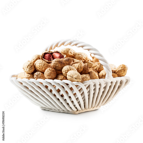 Peanuts in basket
