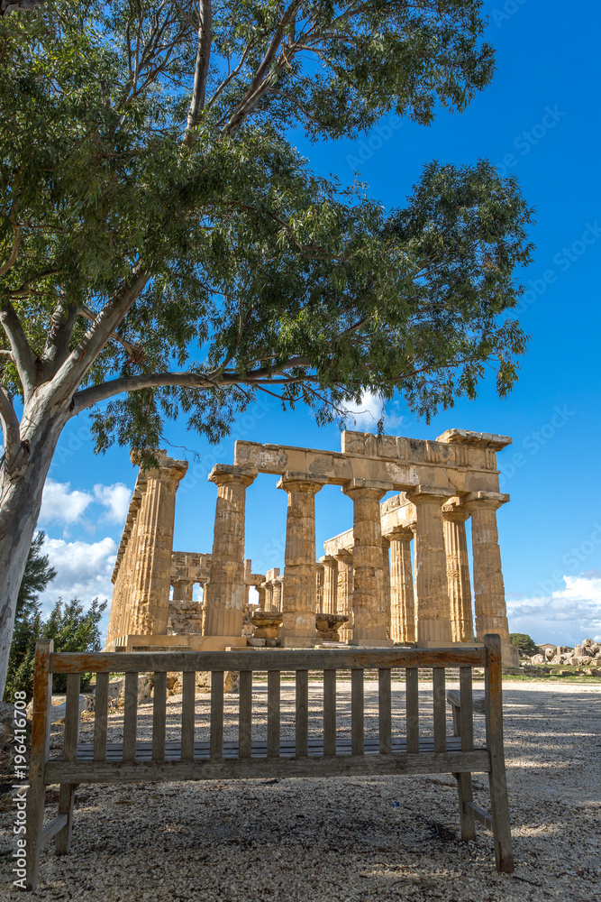 Ancient greek temple at the archeological site of Selinunte, Trapani, Sicily. Ancient greek temple at the archeological site of Selinunte, Trapani, Sicily.