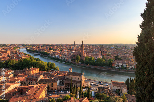 Panoramic view of Verona, Italy © A. Emson