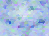 Abstract  spectacular low poly beautiful floral mosaic background.