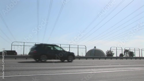 Traffic passes near the San Onofre nuclear facility. photo