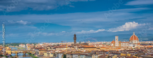 Panorama of Florence and Sa...